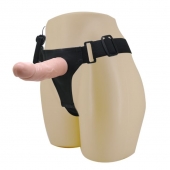 Реалистичный страпон-фаллоимитатор на трусиках Ultra Passionate Harness - 15 см. - Baile - купить с доставкой в Новороссийске