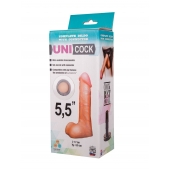 Фаллическая насадка Харнесс UNICOCK 5,5  - 17 см. - LOVETOY (А-Полимер) - купить с доставкой в Новороссийске