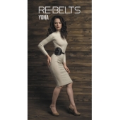 Пояс с клёпками Yona Black - Rebelts - купить с доставкой в Новороссийске