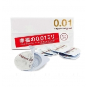 Супер тонкие презервативы Sagami Original 0.01 - 5 шт. - Sagami - купить с доставкой в Новороссийске
