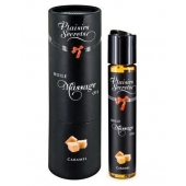 Массажное масло с ароматом карамели Huile de Massage Gourmande Caramel - 59 мл. - Plaisir Secret - купить с доставкой в Новороссийске