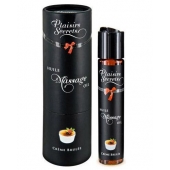 Массажное масло с ароматом крем брюле Huile de Massage Gourmande Creme Brulée - 59 мл. - Plaisir Secret - купить с доставкой в Новороссийске