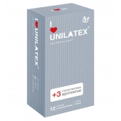 Презервативы с точками Unilatex Dotted - 12 шт. + 3 шт. в подарок - Unilatex - купить с доставкой в Новороссийске