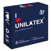 Ультрапрочные презервативы Unilatex Extra Strong - 3 шт. - Unilatex - купить с доставкой в Новороссийске