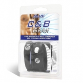 Утяжка для мошонки и пениса Cock Ring With 1  Ball Stretcher And Optional Weight Ring - BlueLine - купить с доставкой в Новороссийске