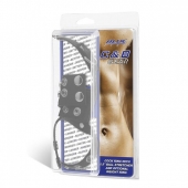 Утяжка на пенис и мошонку Cock Ring With 1.5  Ball Stretcher And Optional Weight Ring - BlueLine - купить с доставкой в Новороссийске