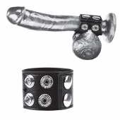 Ремень на член и мошонку 1.5  Cock Ring With Ball Strap - BlueLine - купить с доставкой в Новороссийске