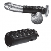 Сбруя на член на шнуровке 5  Cock Sheath - BlueLine - купить с доставкой в Новороссийске
