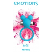 Голубое эрекционное виброколечко Emotions Minnie Breeze - Lola Games - в Новороссийске купить с доставкой