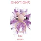Розовое эрекционное виброколечко Emotions Minnie Light pink - Lola Games - в Новороссийске купить с доставкой