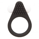 Чёрное эрекционное кольцо LIT-UP SILICONE STIMU RING 1 BLACK - Dream Toys - в Новороссийске купить с доставкой
