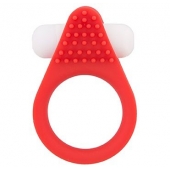 Красное эрекционное кольцо LIT-UP SILICONE STIMU RING 1 RED - Dream Toys - в Новороссийске купить с доставкой