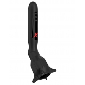 Чёрный вибростимулятор для головки члена с эффектом всасывания Vibrating Roto-Sucker - Pipedream - в Новороссийске купить с доставкой