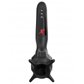 Чёрный вибростимулятор для головки члена с эффектом всасывания Vibrating Roto-Sucker - Pipedream - в Новороссийске купить с доставкой