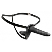 Женский страпон с вагинальной пробкой Double Penetrix Strap-on - 15 см. - Pipedream - купить с доставкой в Новороссийске