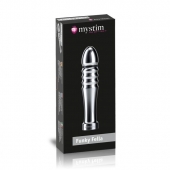 Ребристый фаллоимитатор для электростимуляции Funky Fella Rill Dildo - 13 см. - MyStim - купить с доставкой в Новороссийске