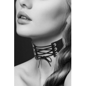 Оригинальный ошейник-чокер со шнуровкой - Bijoux Pour Toi - купить с доставкой в Новороссийске