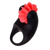 Чёрно-красное эрекционное виброкольцо Erotist - Erotist Adult Toys - в Новороссийске купить с доставкой