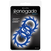 Набор из 3 синих эрекционных колец Renegade Gears - NS Novelties - в Новороссийске купить с доставкой
