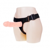 Телесный фаллоимитатор на трусиках Jessica Strap-On - 15,5 см. - Baile - купить с доставкой в Новороссийске