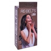Кляп-трензель Lora с металлическими кольцами - Rebelts - купить с доставкой в Новороссийске