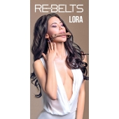 Кляп-трензель Lora с металлическими кольцами - Rebelts - купить с доставкой в Новороссийске