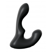 Черный анальный вибростимулятор P-Spot Milker - 14 см. - Pipedream - в Новороссийске купить с доставкой