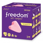 Женские гигиенические тампоны без веревочки FREEDOM mini - 3 шт. - Freedom - купить с доставкой в Новороссийске