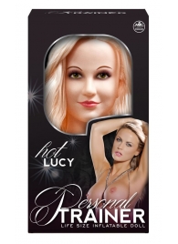 Надувная кукла с вибрацией и 2 любовными отверстиями Hot Lucy Lifesize Love Doll - NMC - в Новороссийске купить с доставкой