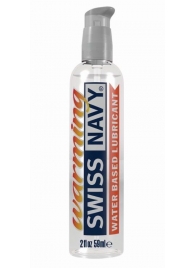 Разогревающий лубрикант на водной основе Swiss Navy Warming Lube - 59 мл. - Swiss navy - купить с доставкой в Новороссийске