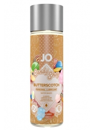 Смазка на водной основе Candy Shop Butterscotch с ароматом ирисок - 60 мл. - System JO - купить с доставкой в Новороссийске
