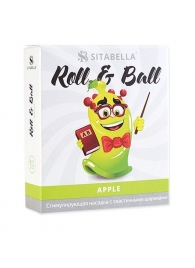 Стимулирующий презерватив-насадка Roll   Ball Apple - Sitabella - купить с доставкой в Новороссийске