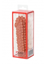 Телесная насадка на фаллос с бугорками KOKOS Extreme Sleeve 10 - 15,8 см. - KOKOS - в Новороссийске купить с доставкой