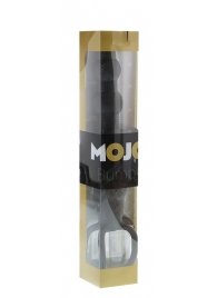 Черная ёлочка-насадка для двойного проникновения Mojo Bumpy - 15 см. - Seven Creations - в Новороссийске купить с доставкой