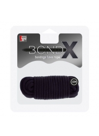 Черная веревка для связывания BONDX LOVE ROPE - 10 м. - Dream Toys - купить с доставкой в Новороссийске