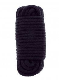 Черная веревка для связывания BONDX LOVE ROPE - 10 м. - Dream Toys - купить с доставкой в Новороссийске