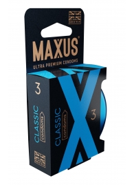 Классические презервативы в железном кейсе MAXUS Classic - 3 шт. - Maxus - купить с доставкой в Новороссийске