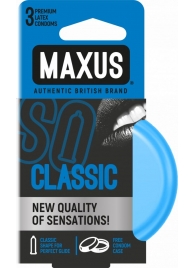 Классические презервативы в железном кейсе MAXUS Classic - 3 шт. - Maxus - купить с доставкой в Новороссийске