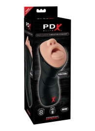 Мастурбатор-ротик Deep Throat Vibrating Stroker - Pipedream - в Новороссийске купить с доставкой