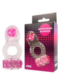 Прозрачное эрекционное кольцо Erowoman-Eroman - Erowoman-Eroman - в Новороссийске купить с доставкой