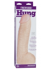 Огромная насадка-реалистик Vac-U-Lock Realistic Hung - 31,7 см. - Doc Johnson - купить с доставкой в Новороссийске