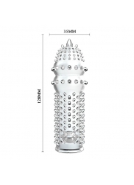 Закрытая прозрачная насадка Crystal sleeve - 14,2 см. - Erowoman-Eroman - в Новороссийске купить с доставкой