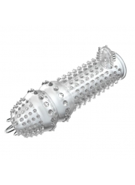 Закрытая прозрачная насадка Crystal sleeve - 14,2 см. - Erowoman-Eroman - в Новороссийске купить с доставкой