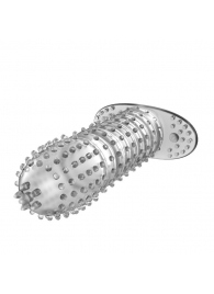 Закрытая прозрачная насадка Crystal sleeve - 12 см. - Erowoman-Eroman - в Новороссийске купить с доставкой