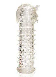 Закрытая прозрачная насадка на пенис Crystal Sleeve Faraon - 13,5 см. - Erowoman-Eroman - в Новороссийске купить с доставкой