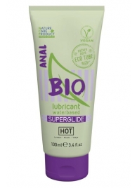 Интимный увлажняющий анальный гель BIO SuperGlide - 100 мл. - HOT - купить с доставкой в Новороссийске