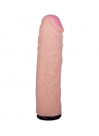 Черный пояс-трусики с насадкой  Гламур Dana  - 15,5 см. - LOVETOY (А-Полимер) - купить с доставкой в Новороссийске