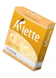 Презервативы Arlette Dotted с точечной текстурой - 3 шт. - Arlette - купить с доставкой в Новороссийске