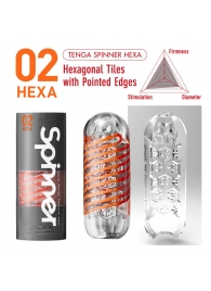 Мастурбатор SPINNER Hexa - Tenga - в Новороссийске купить с доставкой