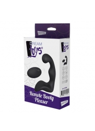 Черный вибромассажер простаты REMOTE BOOTY PLEASER - Dream Toys - в Новороссийске купить с доставкой